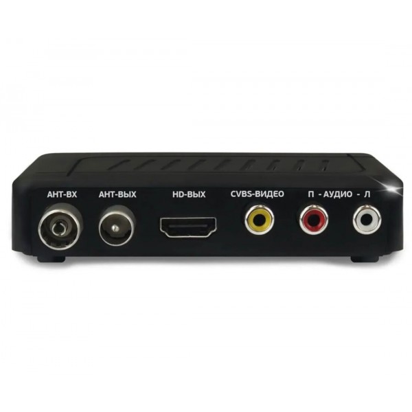Ресивер DVB-T2 Cadena CDT-1712 черный