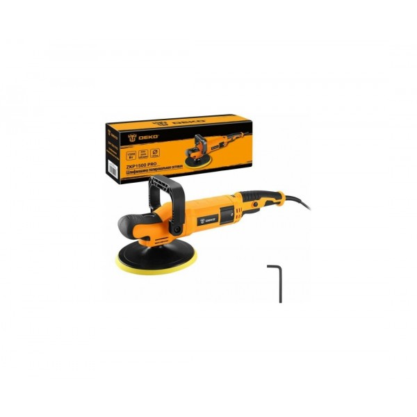 Шлифмашина полировальная сетевая DEKO ZKP1500 PRO 1500 Вт.