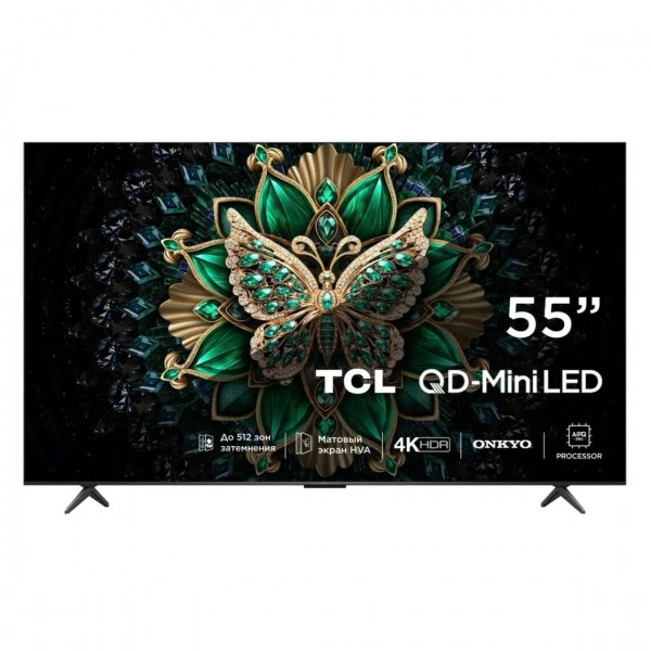 Телевизор Smart TV TCL 55C6K 55 3840x2160 QLED