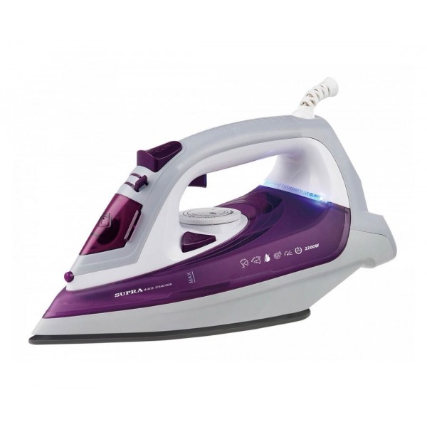 Утюг Supra IS-2215 2200 Вт белый/фиолетовый